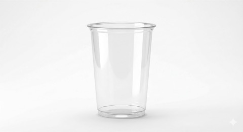 Прозрачный стакан 200 мл для технических и хозяйственных задач
